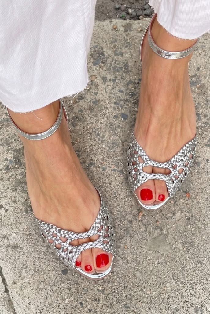 Cornelia | Sandalias Trenzadas Doradas