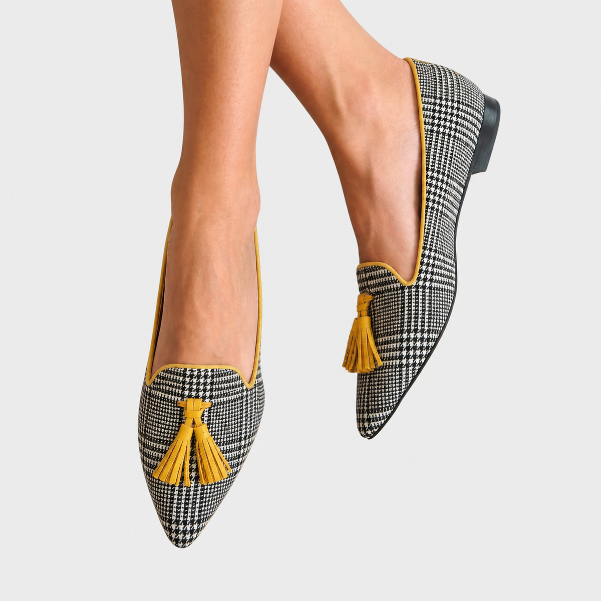 Sonsoles | Mocasines de Cuadros Modernos