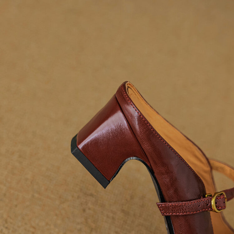 Lourdes | Mules Merceditas de Piel