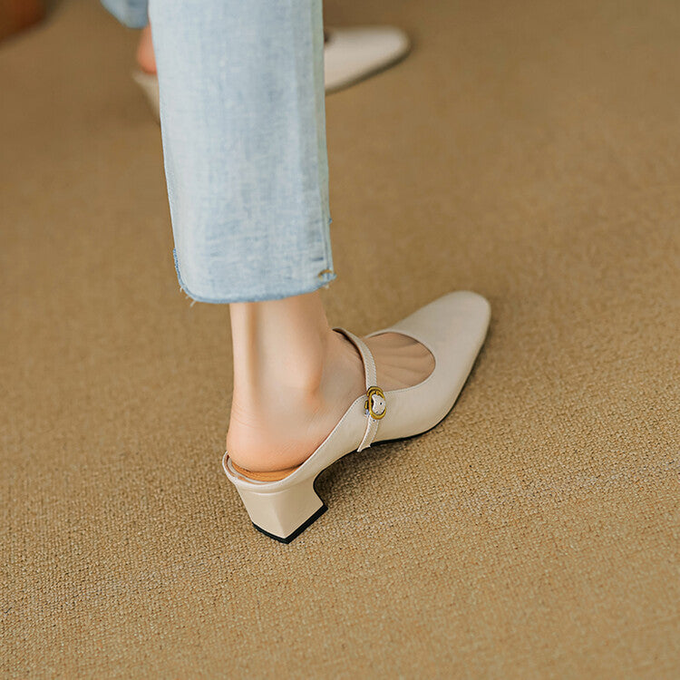 Lourdes | Mules Merceditas de Piel
