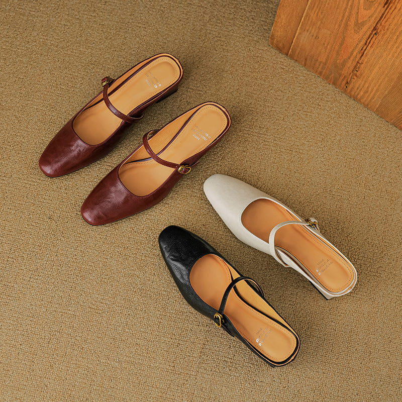 Lourdes | Mules Merceditas de Piel