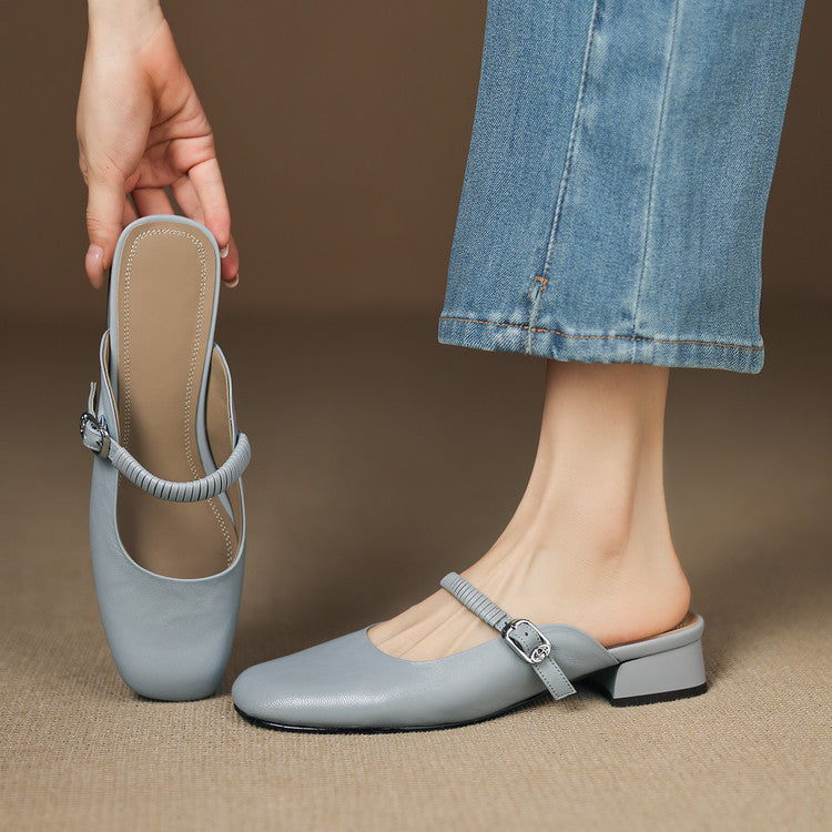 Olga | Mules Merceditas Redondos
