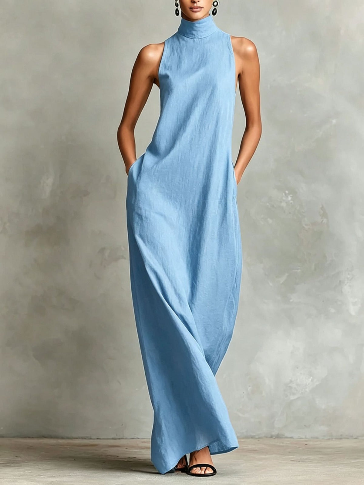 Fidela | Vestido Fluido de Estilo Cruzado