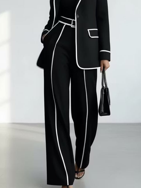 Claudia | Conjunto de Chaqueta y Pantalón Ancho