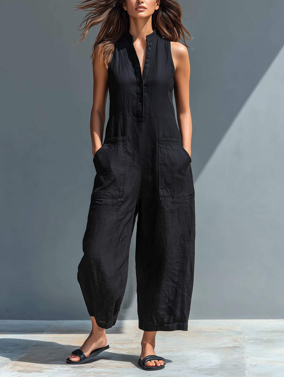 Fuensanta | Peto de Lino Minimalista