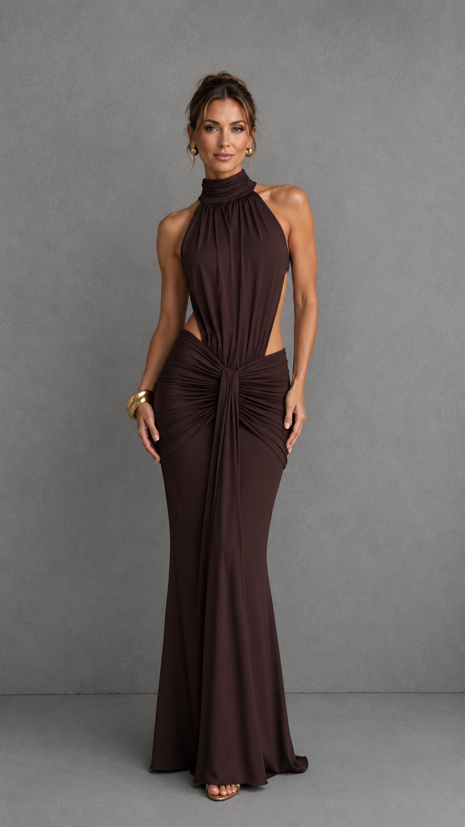 Albina | Vestido Largo de Espalda Descubierta