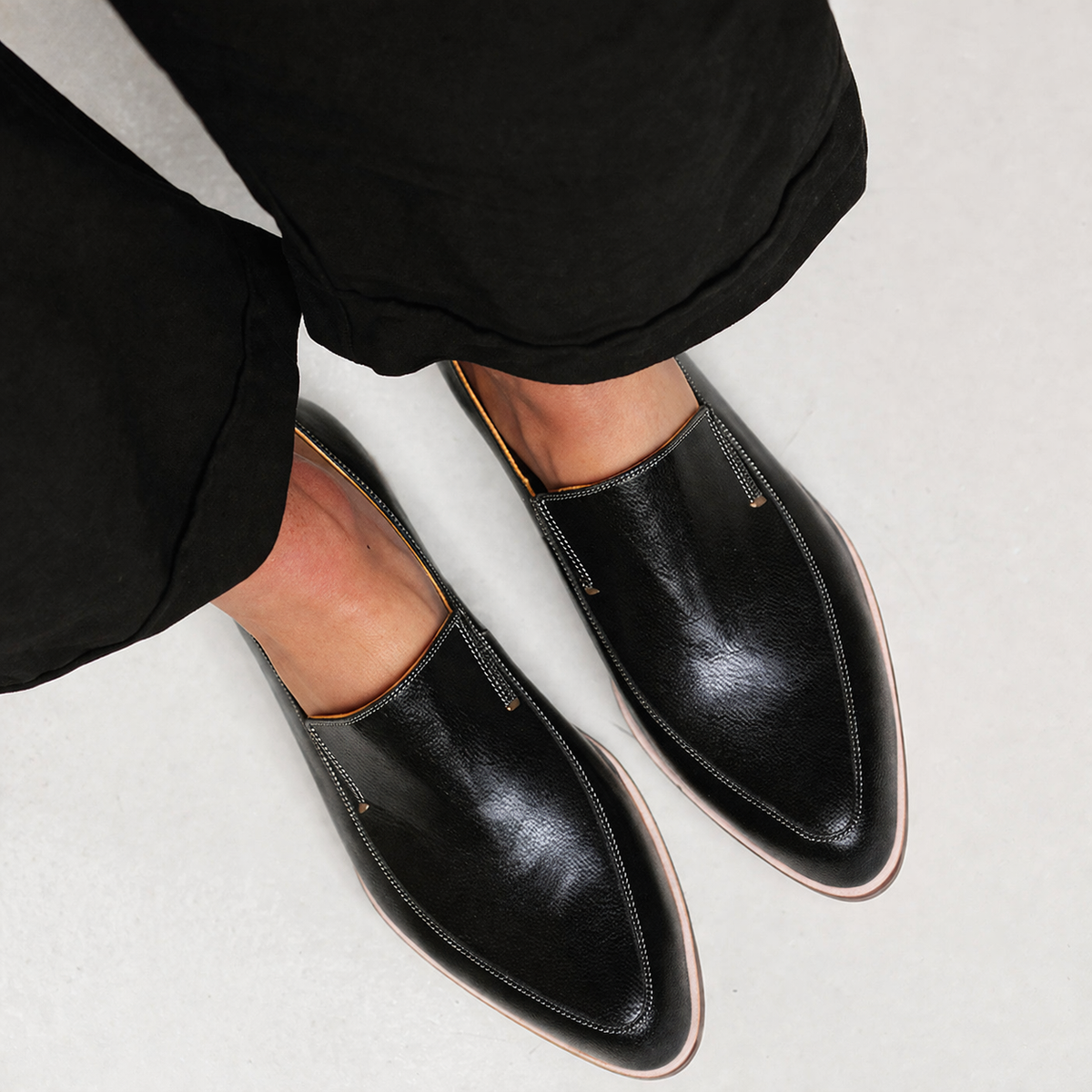 Telma | Mocasines Patchwork Negros