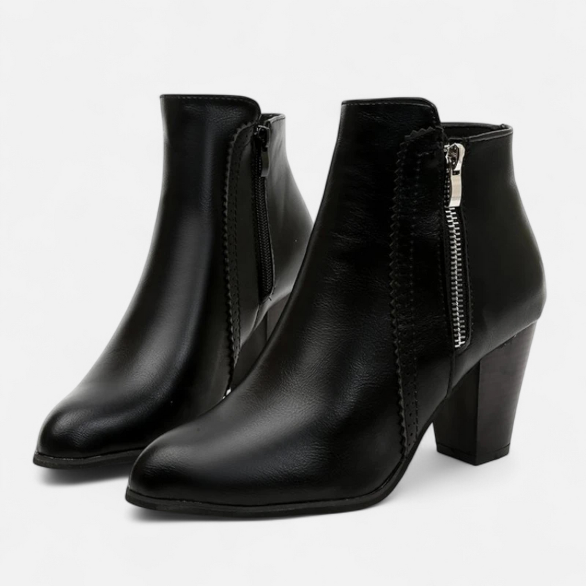 Odalys | Botines Retro con Cremallera