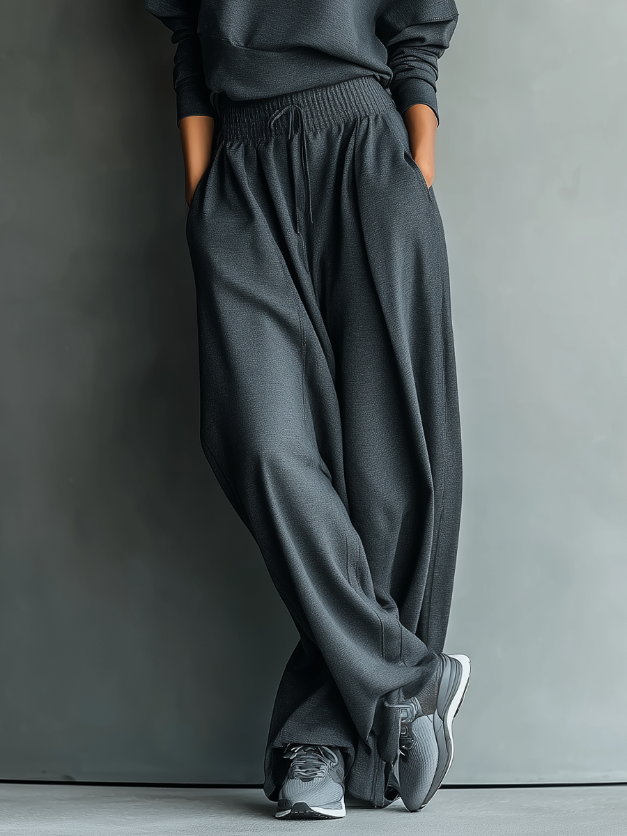 Leandra | Conjunto de Punto Antracita
