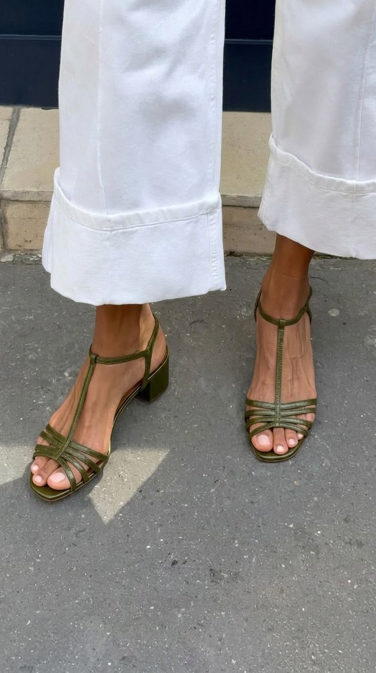 Anabel | Sandalias Doradas Elegantes