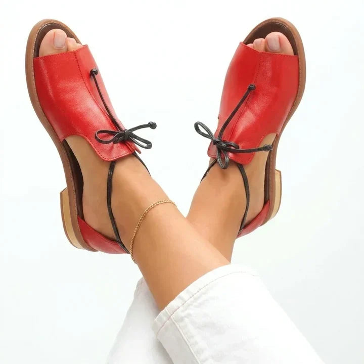 Eider | Sandalias Doradas Brillantes