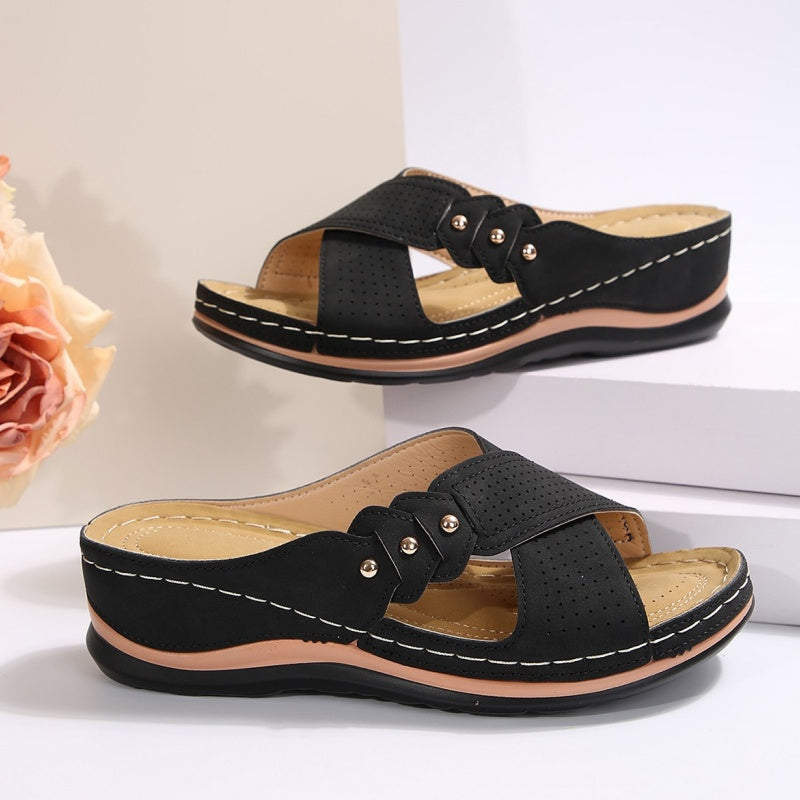 Eulalia | Sandalias de Cuña Cómodas