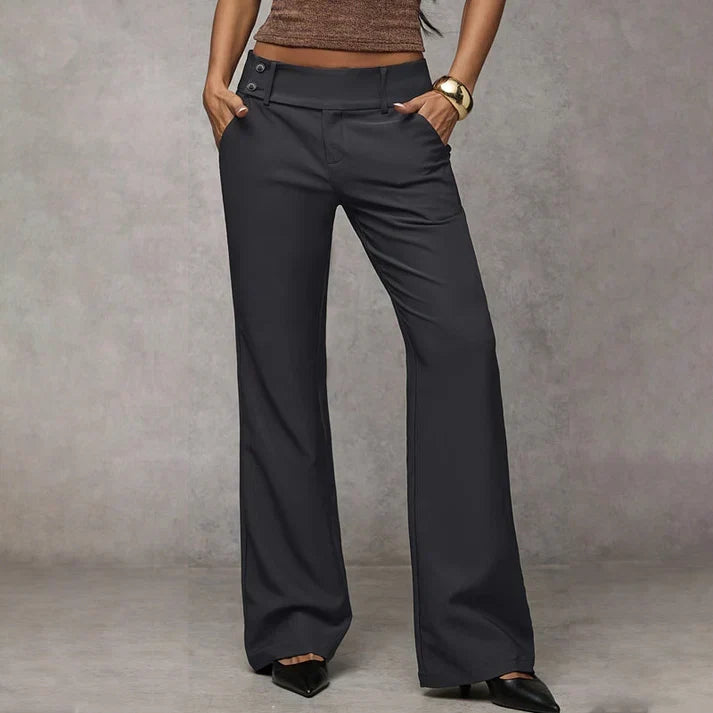 Sinforiana | Pantalón Elegante de Pierna Ancha